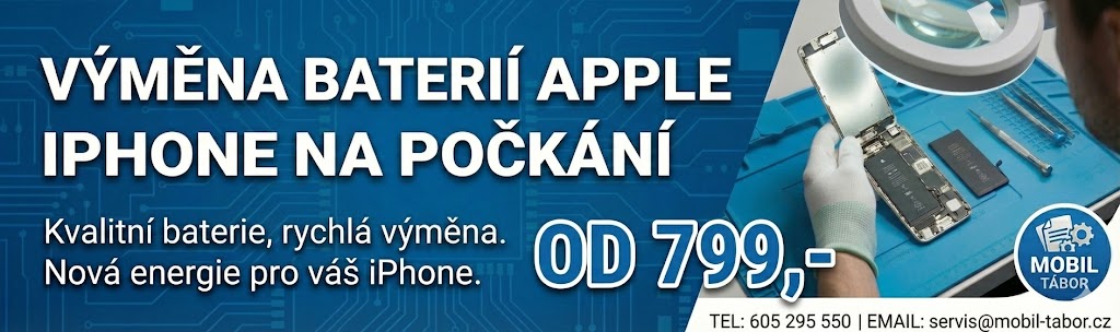 Výměna baterií Apple iPhone