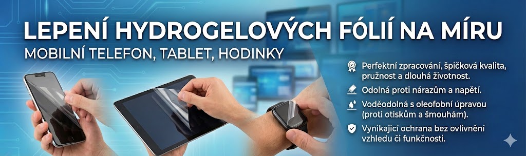 Hydrogelové folie na míru