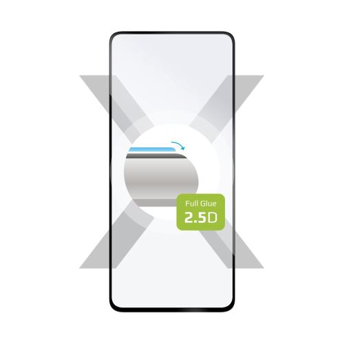 Ochranné tvrzené sklo FIXED Full-Cover pro Xiaomi Redmi Note 12 Pro+ 5G, lepení přes celý displej, černé