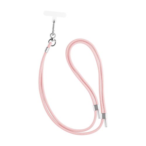 Univerzální šňůrka FIXED NeckUni pro telefony se zadním krytem, růžová