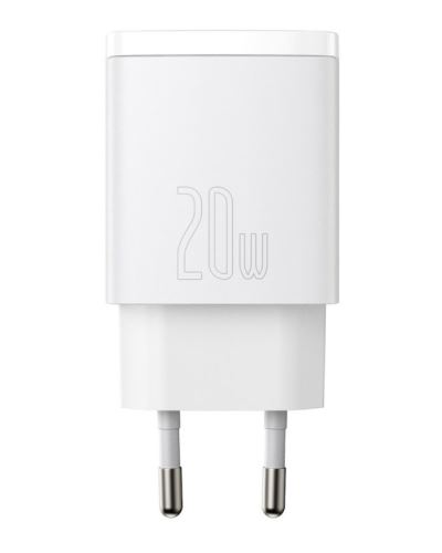 Baseus CCXJ-B02 Compact Quick Charger USB/USB-C 20W White