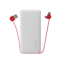 Powerbanka FIXED Zen 10 000 s kabelem microUSB/USB-C, 10 000 mAh, bílá (1)