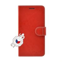 Pouzdro typu kniha FIXED FIT pro Samsung A41, červené