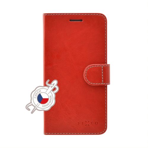 Pouzdro typu kniha FIXED FIT pro Samsung A41, červené