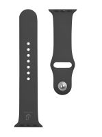 Tactical 456 Silicon Strap for Apple Watch 1/2/3/4/5/6/7/8/9/SE 38/40/41mm Black