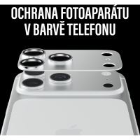 PanzerGlass FENDER hliníková ochrana fotoaparátu iPhone 18 Pro Max Silver (stříbrný) (5)