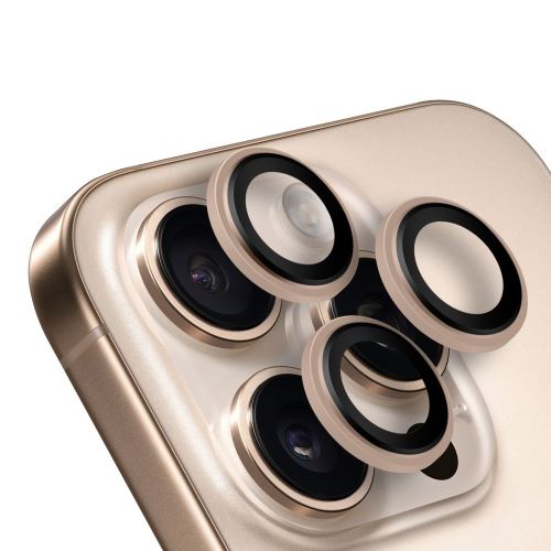 OBAL:ME Lens Protector for Apple iPhone 16 Pro/16 Pro Max Desert Titanium