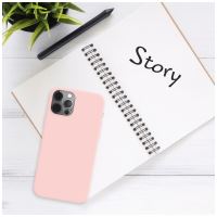 Zadní pogumovaný kryt FIXED Story pro Samsung Galaxy A55 5G, růžový (3)