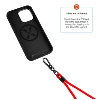 Univerzální šňůrka FIXED NeckUni pro telefony se zadním krytem, červená (3)