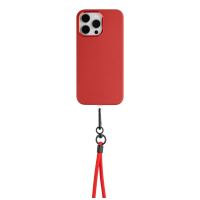 Univerzální šňůrka FIXED NeckUni pro telefony se zadním krytem, červená (2)