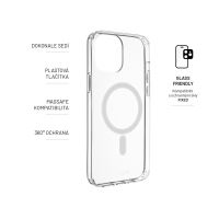 Zadní kryt FIXED MagPure s podporou Magsafe pro Apple iPhone 15 Pro Max, čirý (1)