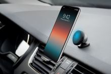 Magnetický držák FIXED Icon Flex Mini na palubní desku, černý (12)