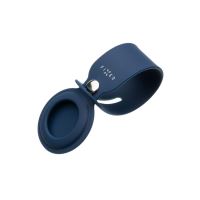 Silikonové pouzdro s popruhem FIXED Silky pro Apple AirTag, modré (3)