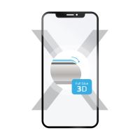 Ochranné tvrzené sklo FIXED 3D Full-Cover pro Samsung Galaxy A6+ (2018), s lepením přes celý displej, černé