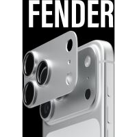 PanzerGlass FENDER hliníková ochrana fotoaparátu iPhone 18 Pro Max Silver (stříbrný) (3)