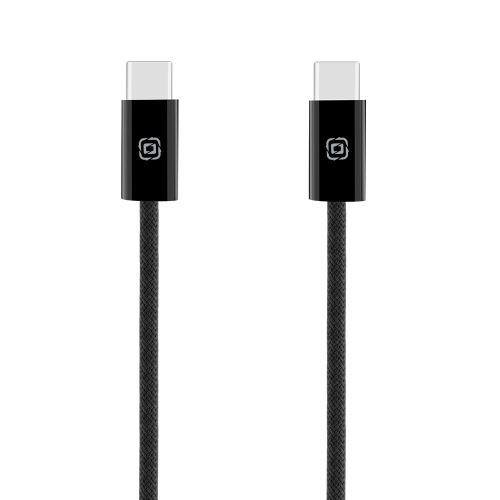 OBAL:ME Super Fast USB-C/USB-C Braided Cable 100W 2m Black