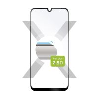 Ochranné tvrzené sklo FIXED Full-Cover pro Motorola One Macro, lepení přes celý displej, černé