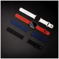 Set silikonových řemínků FIXED Silicone Sporty Strap pro Apple Watch Ultra 49mm, modrý (5)