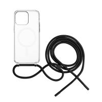 Pouzdro FIXED MagPure Neck s černou šňůrkou na krk pro Apple iPhone 16 Pro Max (1)
