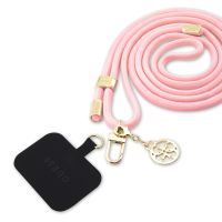 Guess Crossbody Strap Cord 4G Charm Gold/Pink