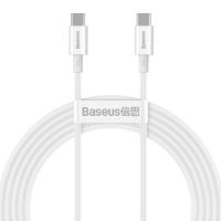 Baseus CATYS-C02 Superior Fast Charging Data Cable USB-C - USB-C 100W 2m White