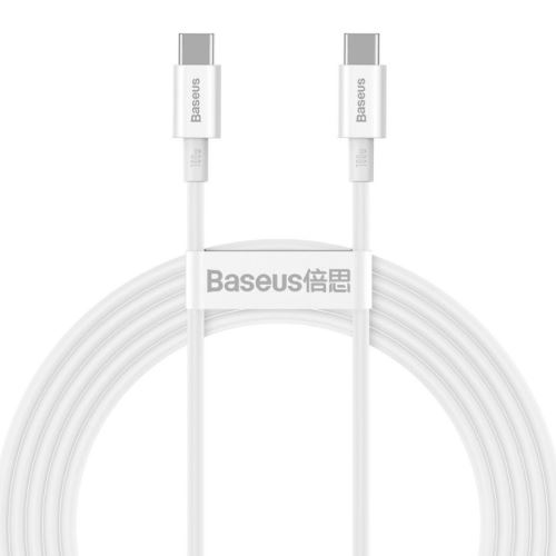 Baseus CATYS-C02 Superior Fast Charging Data Cable USB-C - USB-C 100W 2m White
