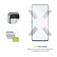 Ochranné tvrzené sklo FIXED Full-Cover pro Samsung Galaxy A52/A52 5G, lepení přes celý displej, černé