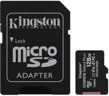 128GB microSDXC Kingston Canvas Select Plus  A1 CL10 100MB/s bez adapteru