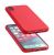 Ochranný silikonový kryt CellularLine SENSATION pro Apple iPhone 13 mini, červený