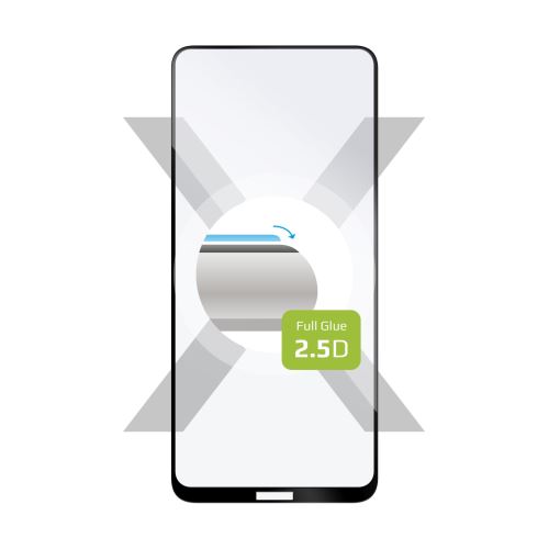 Ochranné tvrzené sklo FIXED Full-Cover pro Nokia G10, lepení přes celý displej, černé