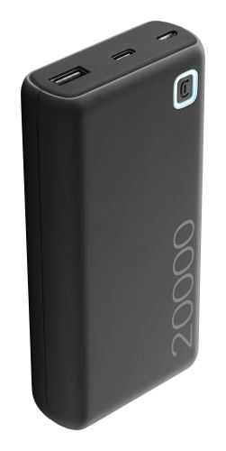 Powerbanka Cellularline Essence 20 000 mAh, černá
