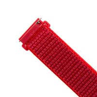 Nylonový řemínek FIXED Nylon Strap s šířkou 20mm pro smartwatch, červený