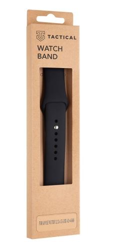 Tactical 488 Silicone Band for Apple iWatch 1/2/3/4/5/6/7/8/9/SE 42/44/45mm Black
