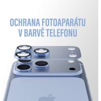 PanzerGlass FENDER hliníková ochrana fotoaparátu iPhone 18 Pro Shades of Blue (světle modrý) (5)