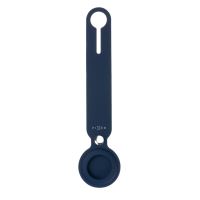 Silikonové pouzdro s popruhem FIXED Silky pro Apple AirTag, modré (1)