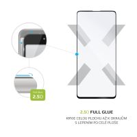 Ochranné tvrzené sklo FIXED Full-Cover pro Samsung Galaxy M12, lepení přes celý displej,