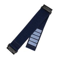 Nylonový řemínek FIXED Nylon Sporty Strap pro Garmin QuickFit 22mm, tmavě modrý (1)