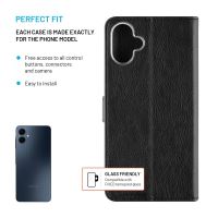 Pouzdro typu kniha FIXED Opus pro Samsung Galaxy A06, černé (2)