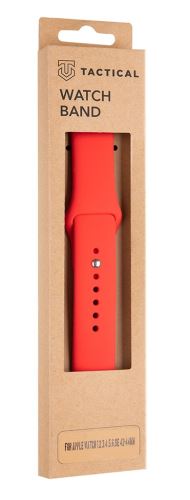 Tactical 498 Silicone Band for Apple Watch 1/2/3/4/5/6/7/8/9/SE 42/44/45mm Red
