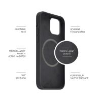 Zadní kryt FIXED MagFlow s podporou MagSafe pro Apple iPhone 14 Pro Max, černý