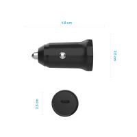 Autonabíječka FIXED s USB-C výstupem a podporou PD, 30W, černá (5)