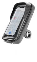 Univerzální držák mobilního telefonu Cellularline Rider Shield na řídítka  pro motorku i kolo, voděodolný, do vel. 6,7&quot;,