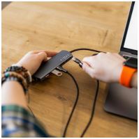 Dlouhý nabíjecí a datový opletený kabel FIXED s konektory USB-C/Lightning a podporou PD, 2m, MFI, černý (10)
