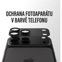 PanzerGlass FENDER hliníková ochrana fotoaparátu iPhone 18 Pro Max Shades of Grey (tmavě šedý) (5)