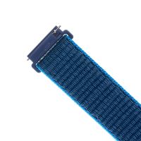 Nylonový řemínek FIXED Nylon Strap s šířkou 20mm pro smartwatch, temně modrý