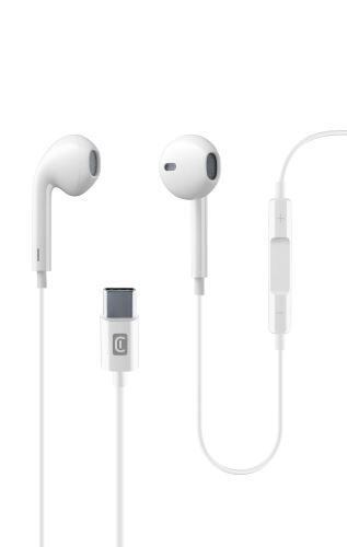 Sluchátka Cellularline ORBIT s konektorem USB-C, bílá