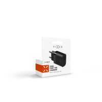 Síťová nabíječka FIXED s 2xUSB výstupem, 17W Smart Rapid Charge, černá (8)