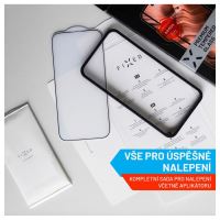 Prémiové ochranné tvrzené sklo FIXED Armor s aplikátorem pro Apple iPhone 15 Pro Max, černé (9)