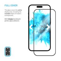 Ochranné tvrzené sklo FIXED Full-Cover pro Samsung Galaxy S25 Edge 5G, černé (3)