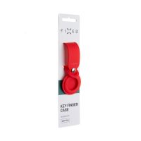 Silikonové pouzdro s popruhem FIXED Silky pro Apple AirTag, červené (6)